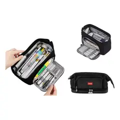 GENERICO - Estuche Organizador de Lápices Doble Capa y Gran Capacidad