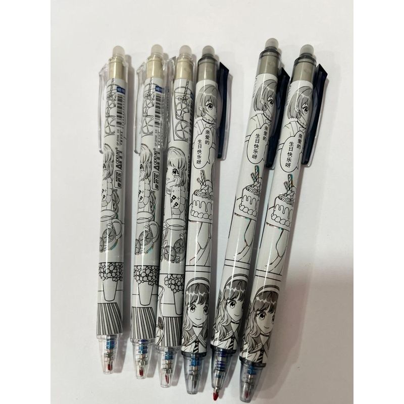 GENERICO - Set de 12 Lápices de Gel para Dibujo y Comics Creativos