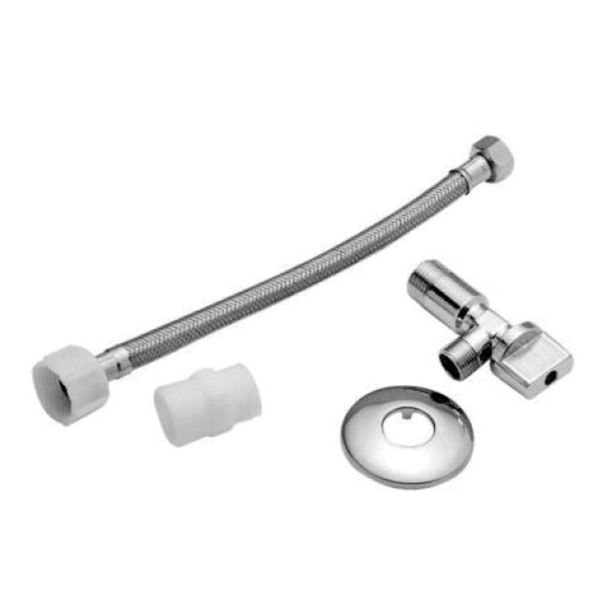 STRETTO - Llave Angular 1 / 2 x 1 / 2 y Flexible Technoflex 12x1516  35cm Stretto