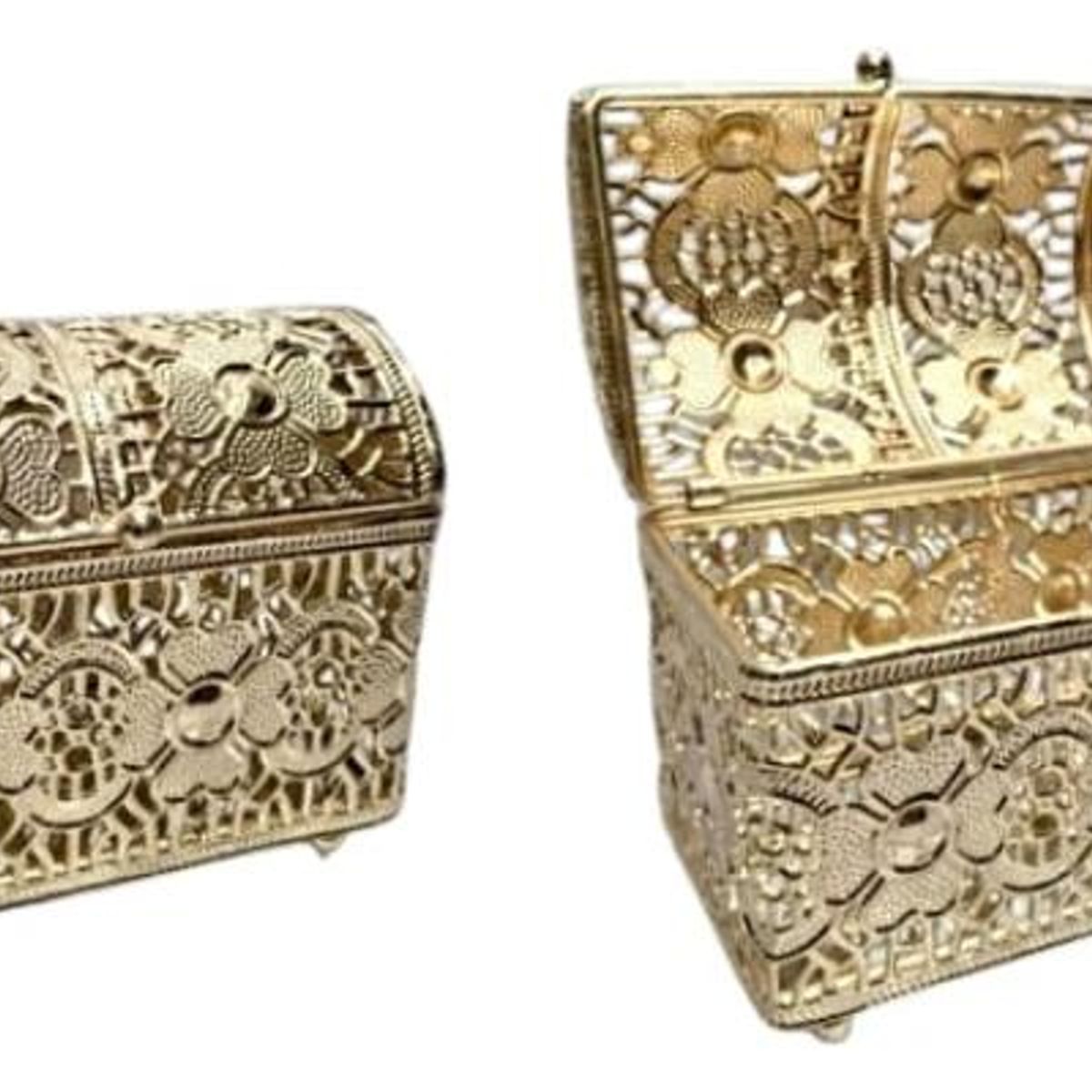 GENERICO - Joyero de cristal pequeño elegante y funcional 125x8 cm