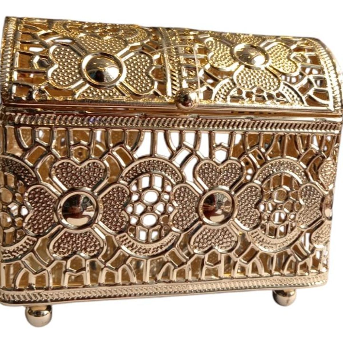 GENERICO - Joyero de cristal pequeño elegante y funcional 125x8 cm