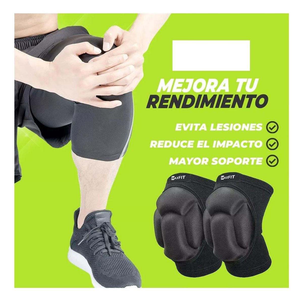 GENERICO - Rodilleras Acolchadas Transpirables para Protección Deportiva
