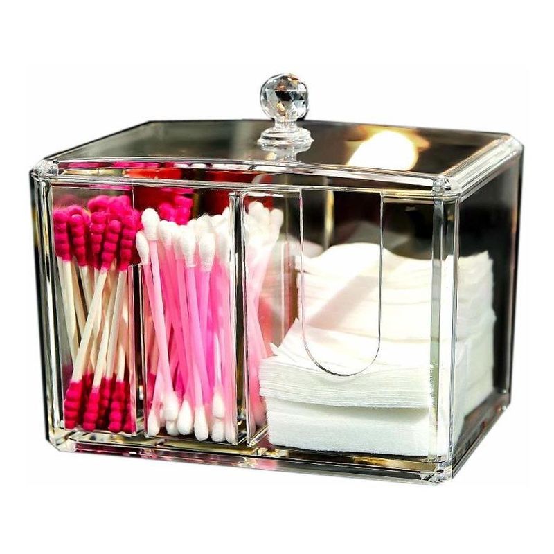 GENERICO - Organizador Compacto para Brochas y Maquillaje con Tapa