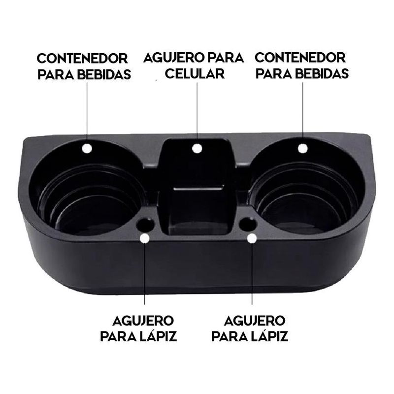 GENERICO - Organizador Universal para Auto Bebidas y Accesorios a Mano