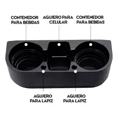 GENERICO - Organizador Universal para Auto Bebidas y Accesorios a Mano