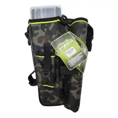GENERICO - Bolso Muslera Impermeable con Soporte para Caña de Pescar
