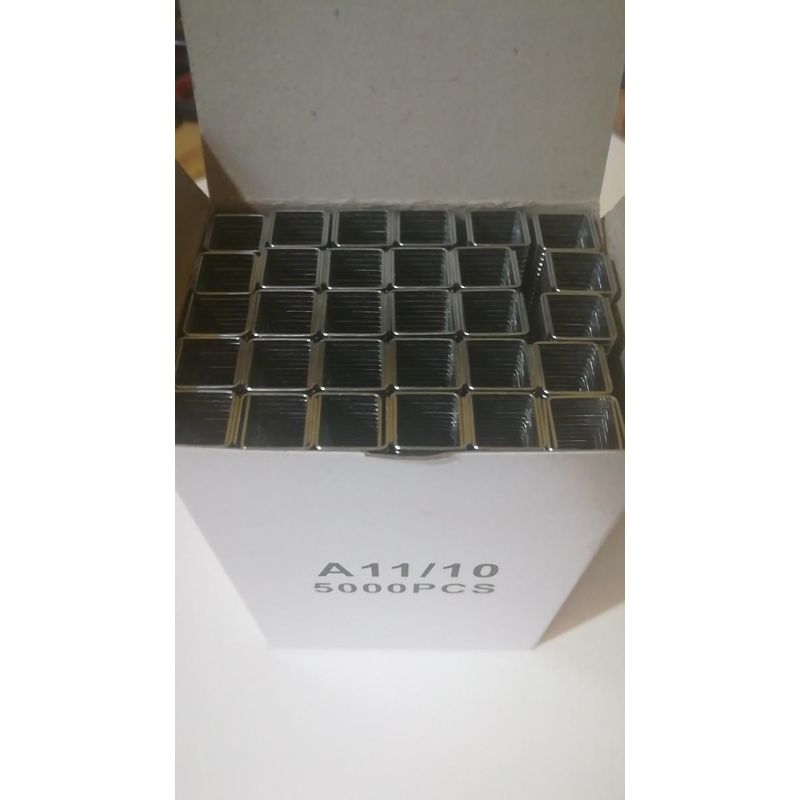 GENERICO - Grapas de Acero para Engrampadora 10mm Caja de 5000 Unidades