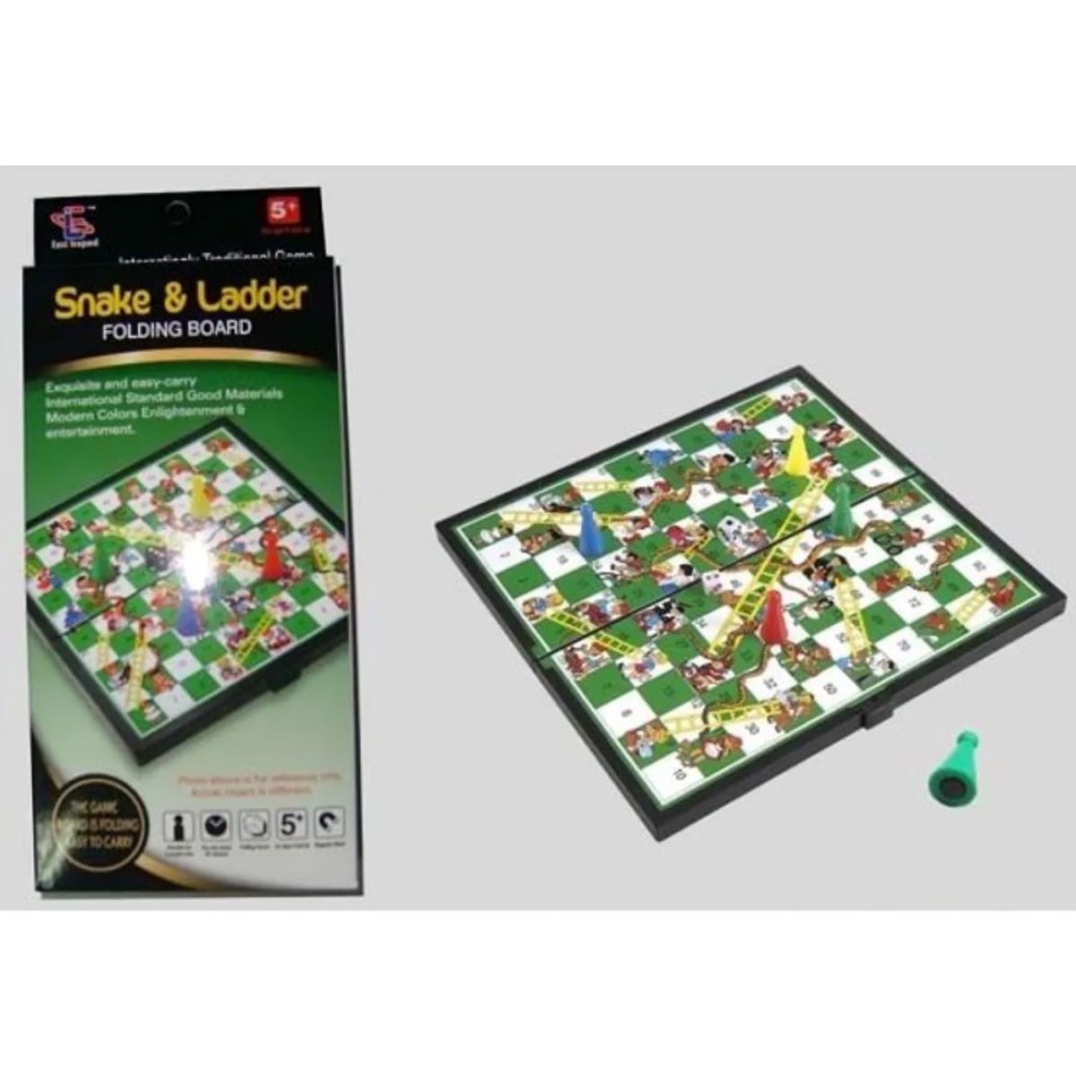 GENERICO - Juego Mesa Tablero Didáctico Escalera Y Serpiente Magnética