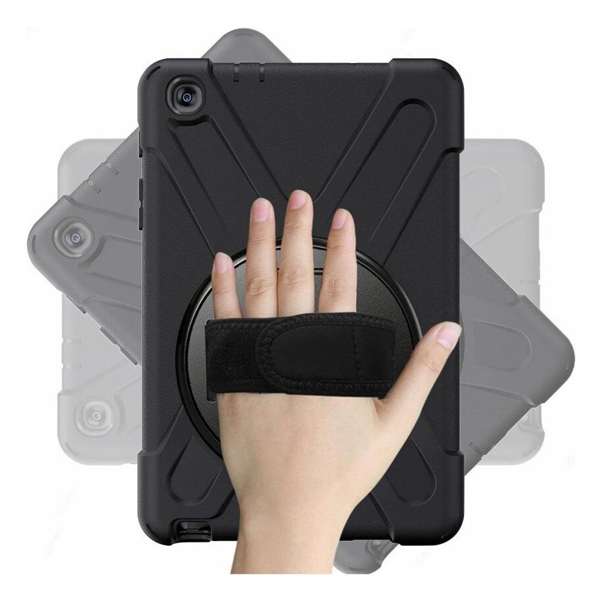 GENERICO - Funda Giratoria 360 Antichoque con Soporte Integrado