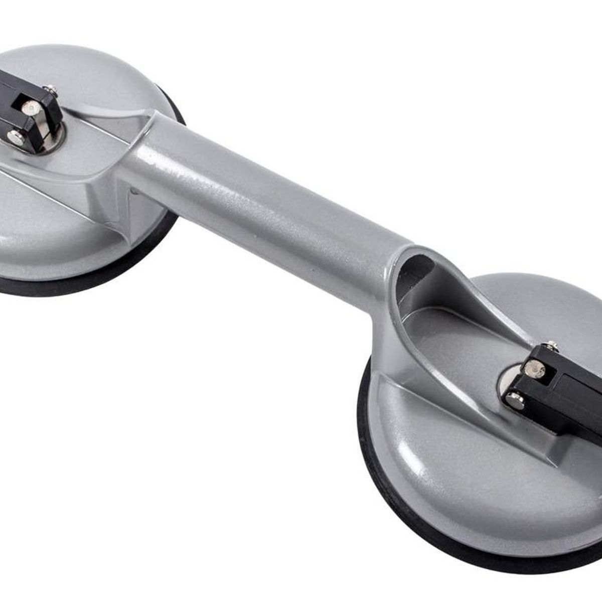 GENERICO - Ventosa Doble Metálica para Levantar Vidrios y Baldosas