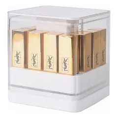 GENERICO - Estuche Blanco para 12 Labiales con Tapa Levantable