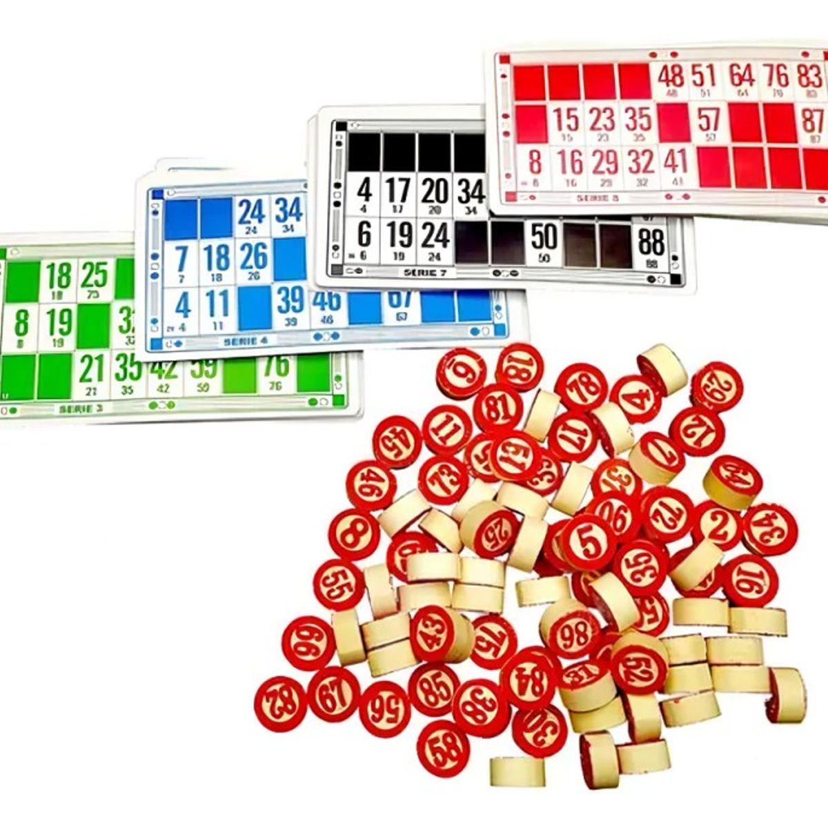 GENERICO - Bingo Juguete de Madera