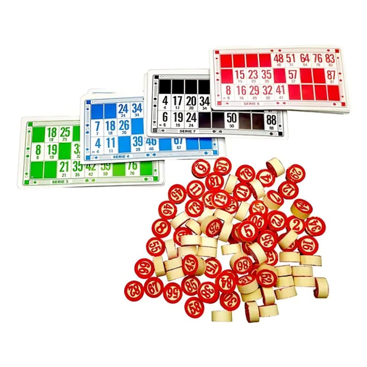 GENERICO - Bingo Juguete de Madera