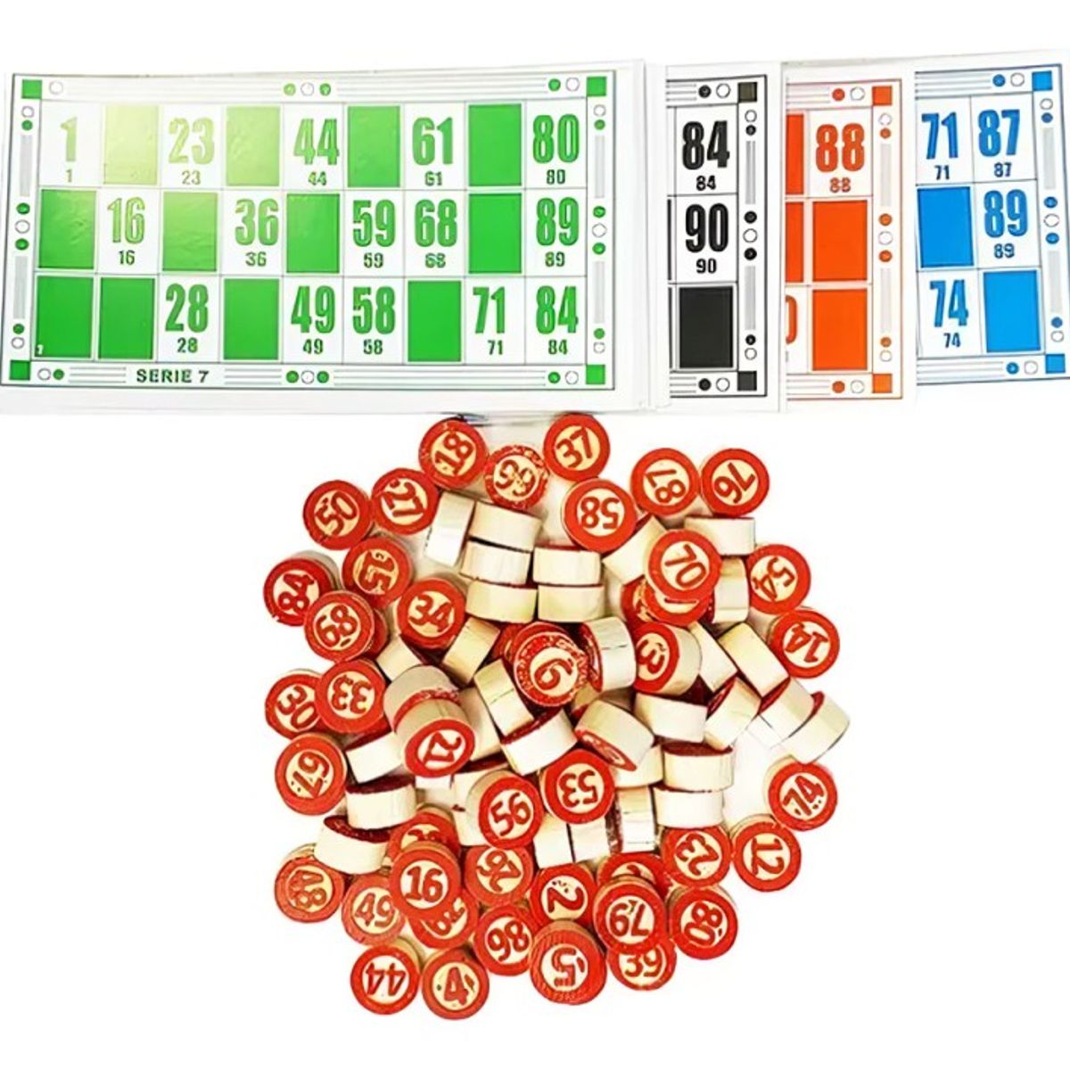 GENERICO - Bingo Juguete de Madera