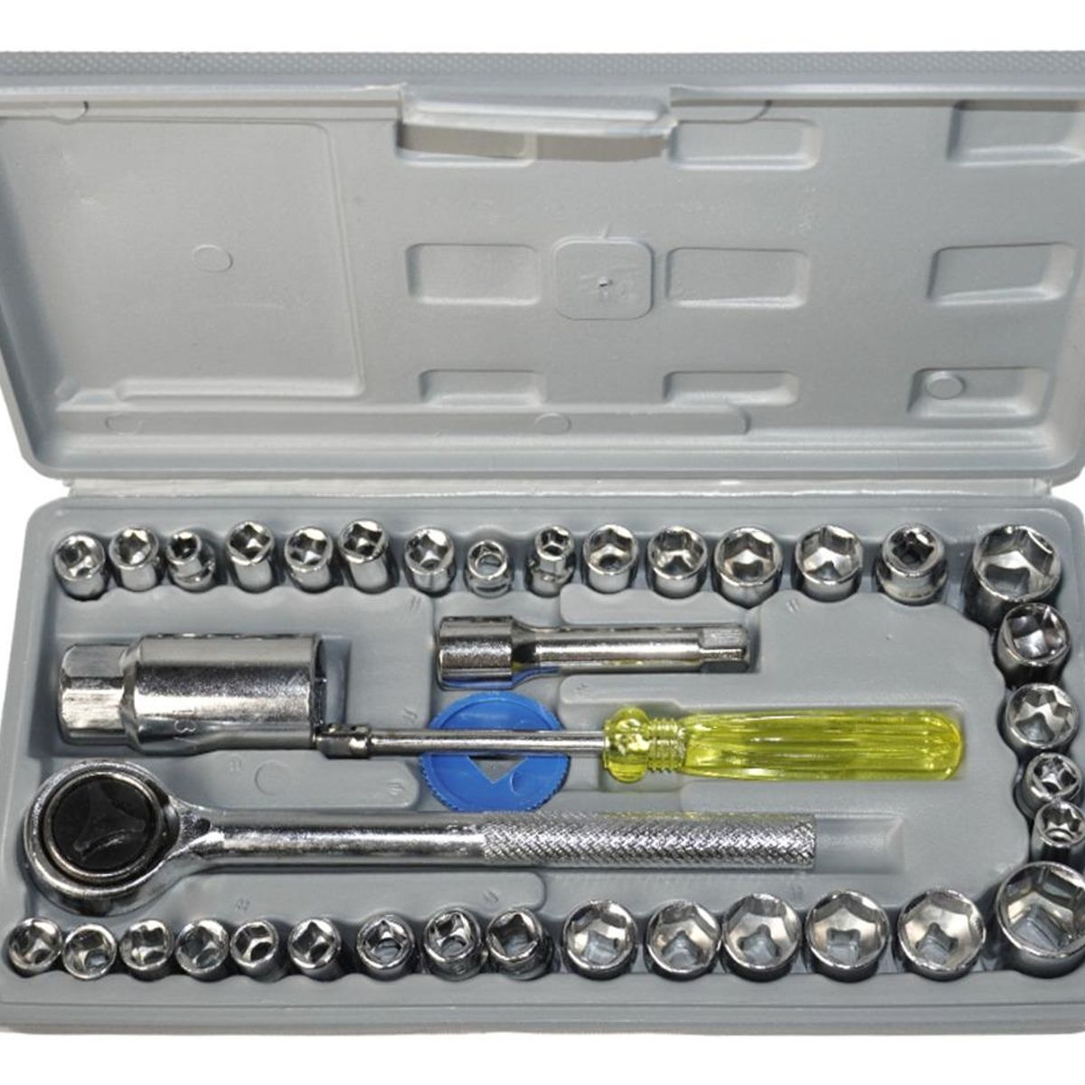 GENERICO - Juego Completo de Dados y Llave Chicharra de 40 Piezas