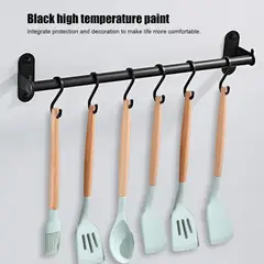 GENERICO - Organizador de Utensilios de Cocina con 6 Ganchos Elegantes