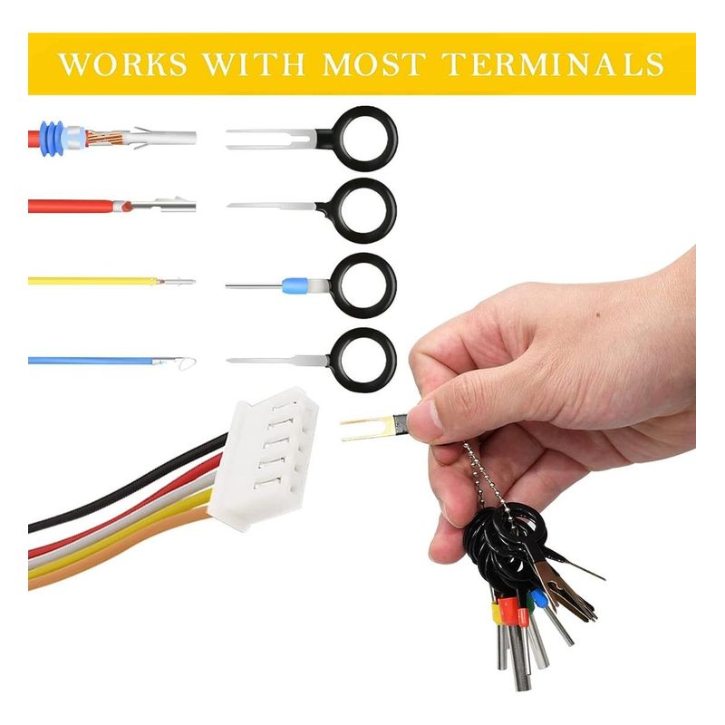 GENERICO - Herramientas Extractoras para Conectores Automotrices 39 Piezas