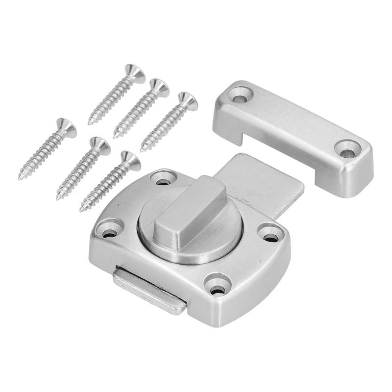 GENERICO - Cerradura de Puerta Multifuncional de Aleación de Zinc 4 Unid