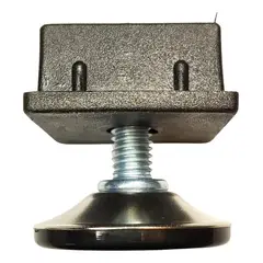 GENERICO - Regatones Ajustables 40x40 con Patín Pack de 40 Unidades