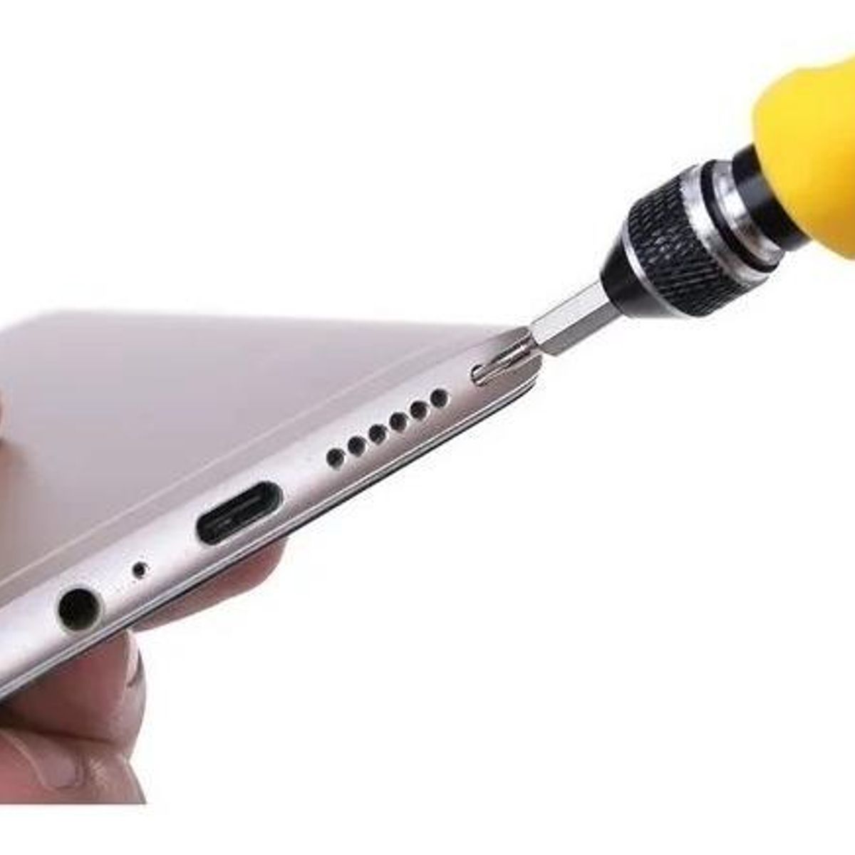 GENERICO - Kit Completo de Destornilladores 46 Puntas para Reparaciones