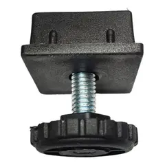 GENERICO - Regatones 40x40 con Patín Ajustable - Pack de 40 Unidades