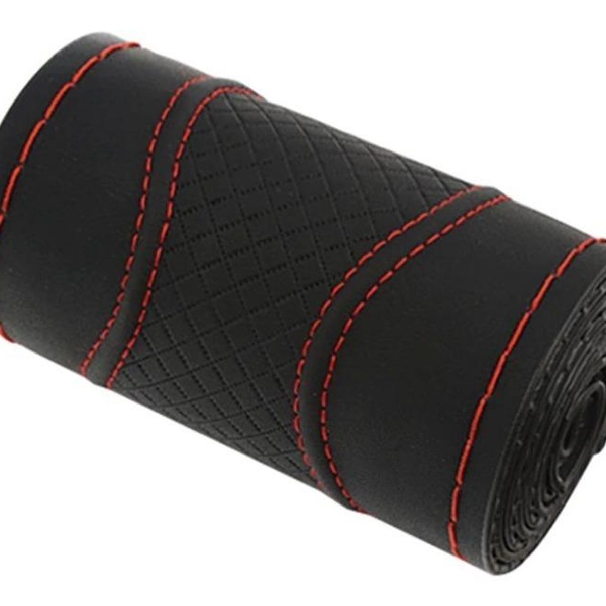 GENERICO - Funda Antideslizante para Volante de Semicuero 38 cm