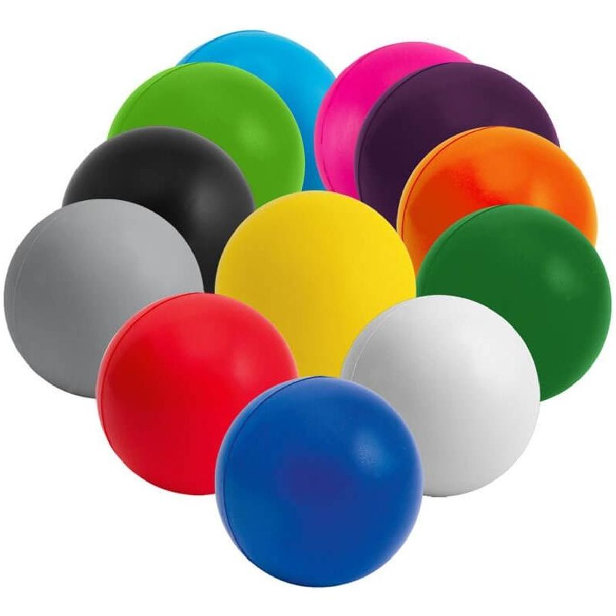 GENERICO - Pack de 10 Pelotas Anti-Stress 63 cm para Relajación