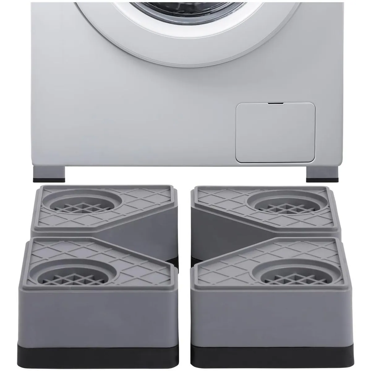 GENERICO - Alfombrillas Antideslizantes para Lavadoras y Muebles Estables