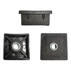 GENERICO - Regatones Polivalentes 40x40 Con Tuerca 38 - Pack 40 Unid