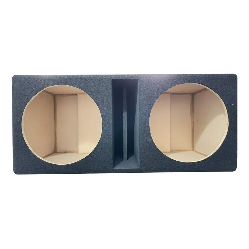 GENERICO - Caja Acústica Doble Laberinto Ventilada para Subwoofer 12
