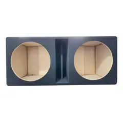 GENERICO - Caja Acústica Doble Laberinto Ventilada para Subwoofer 12