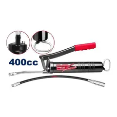 GENERICO - Engrasadora Profesional Manual 400cc con Manguera Flexíble