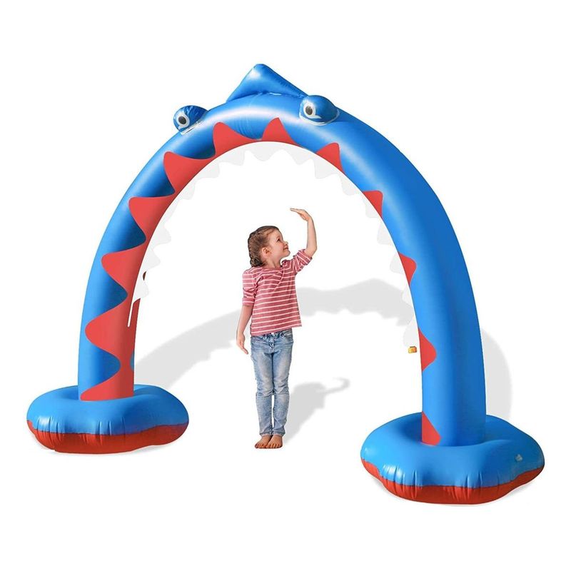 GENERICO - Aspersor Arcoíris Inflable para Diversión Acuática Infantil