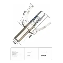 GENERICO - Boquilla Manual de Grasa Ergonómica Sin Fugas y Alta Presión
