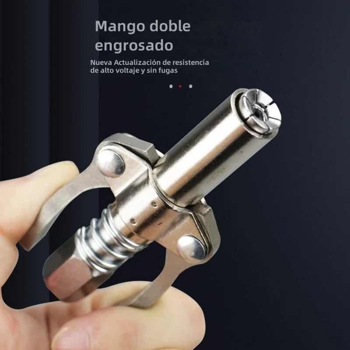 GENERICO - Boquilla Manual de Grasa Ergonómica Sin Fugas y Alta Presión