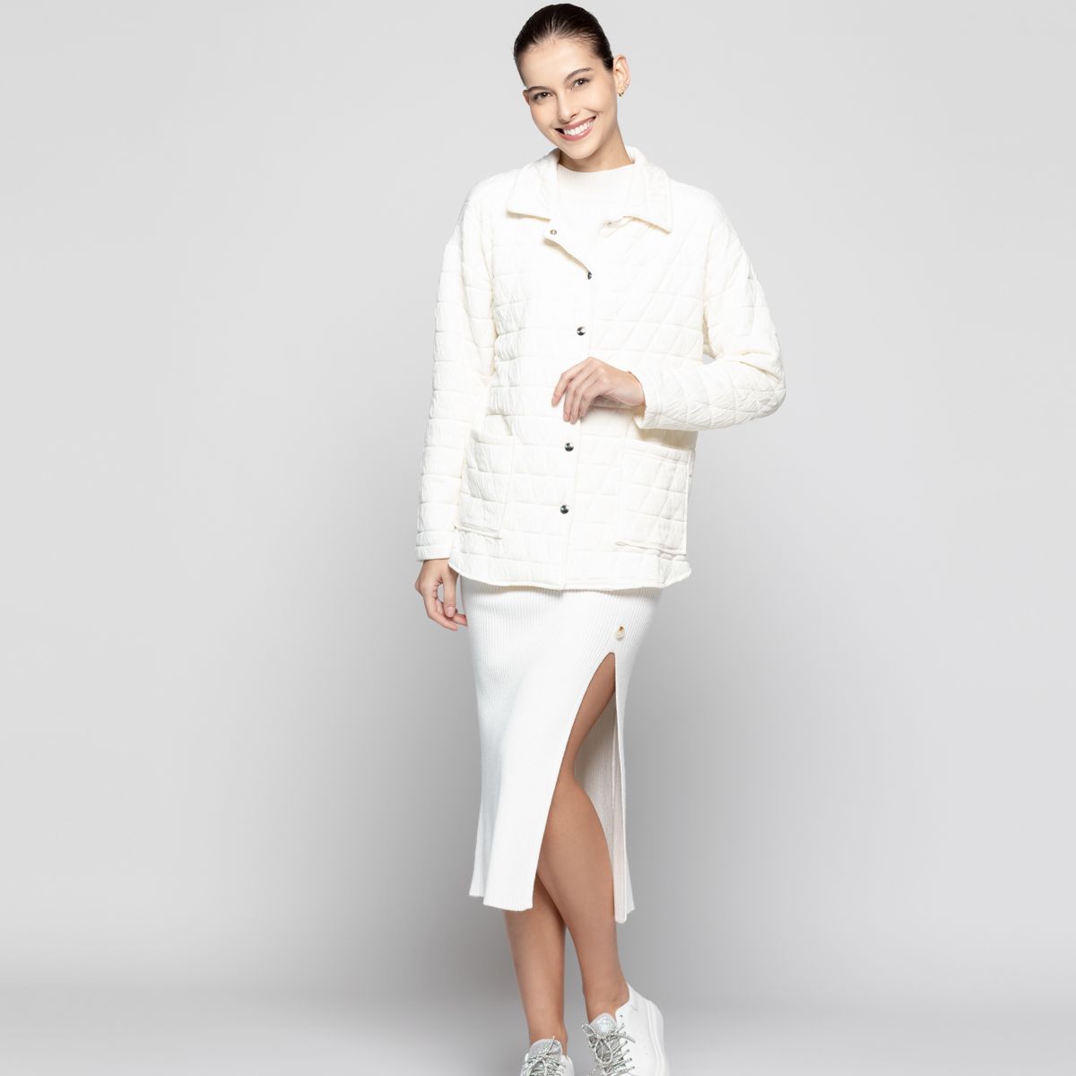 LINEATRE - Chaqueta Mujer Marcela Blanco Lineatre