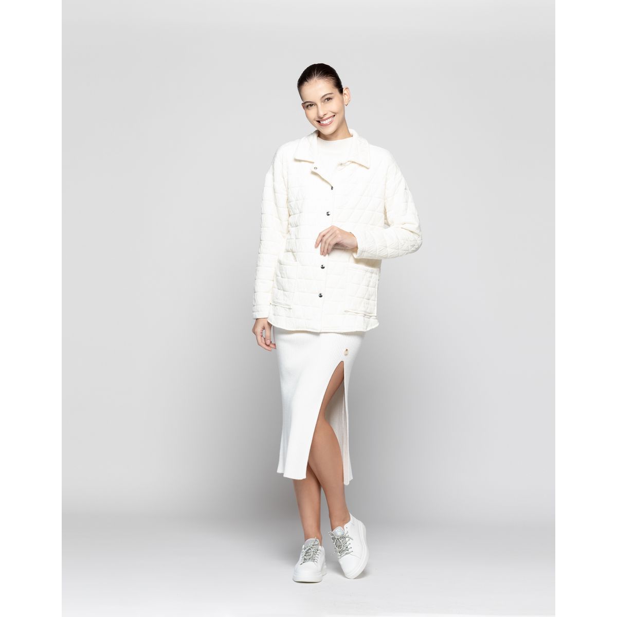 LINEATRE - Chaqueta Mujer Marcela Blanco Lineatre