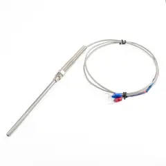 GENERICO - Sonda de Temperatura PT100 - Rango -50 a 400°C 2m