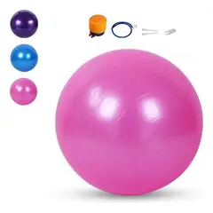 GENERICO - Pelota de Yoga 55 cm con Inflador para Ejercicio y Pilates