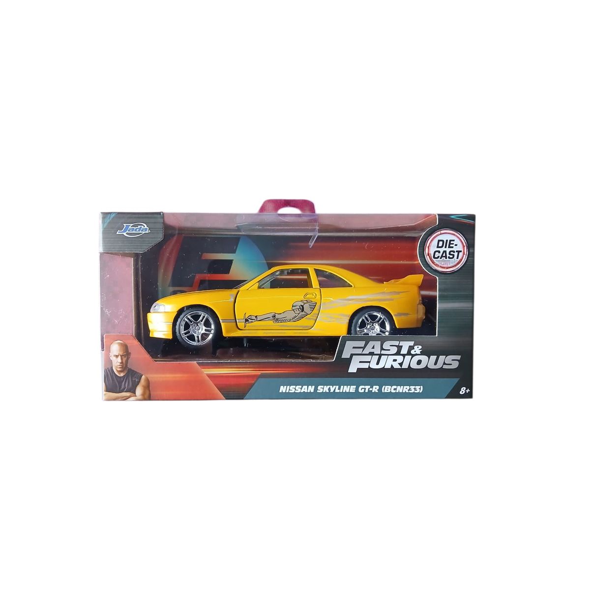 JADA TOYS - Nissan Skyline GT-R (BCNR33 )Rapido y Furioso 1 Jada 1:32