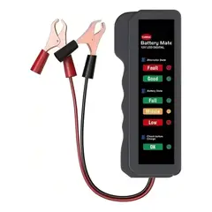 GENERICO - Probador Digital de Batería y Alternador con LED Visuales