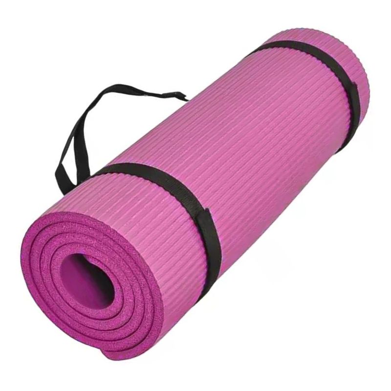 GENERICO - Colchoneta de Yoga Antideslizante de 12 mm para Pilates