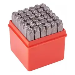 GENERICO - Set de Letras y Números para Marcar en Metal y Madera