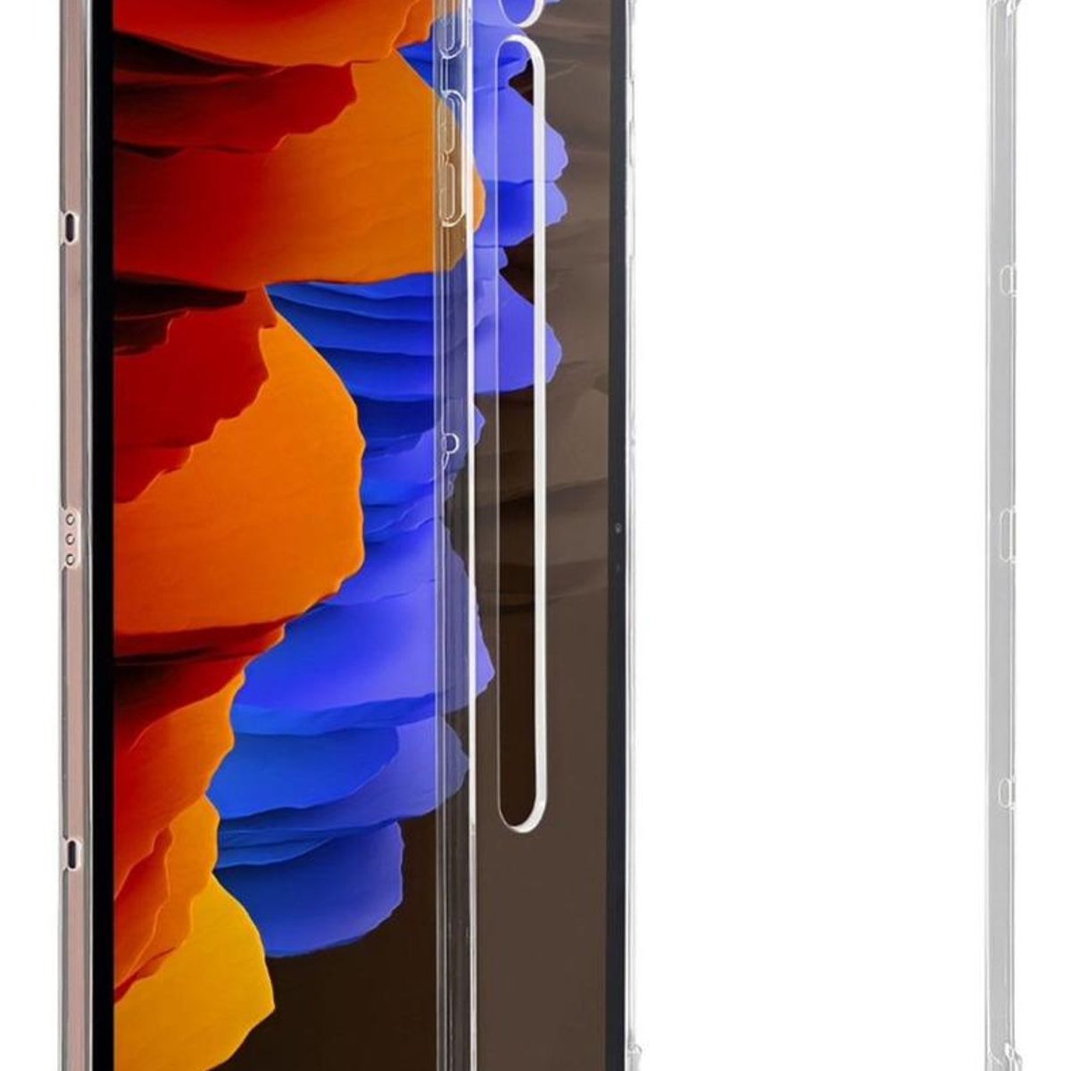 GENERICO - Funda Silicona Transparente para Tablet 124 Anti Golpes