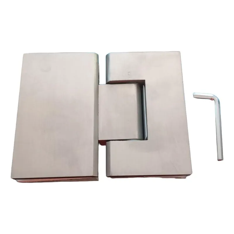 GENERICO - Bisagra de Acero Inoxidable para Puertas de Vidrio Ducha