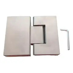 GENERICO - Bisagra de Acero Inoxidable para Puertas de Vidrio Ducha