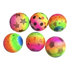GENERICO - Diversión en la Playa Pack 12 Pelotas Inflables Coloridas