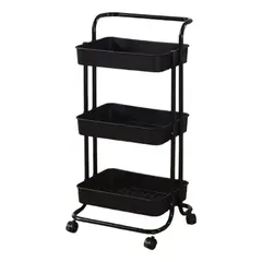 GENERICO - Carrito Organizador de Frutas y Verduras con Ruedas 3 Niveles