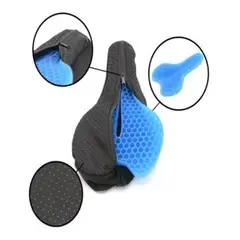 GENERICO - Cobertor Acolchado de Silicona para Asiento de Bicicleta