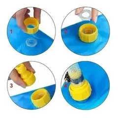 GENERICO - Alfombra Fluctuante Azul para Diversión Acuática Infantil